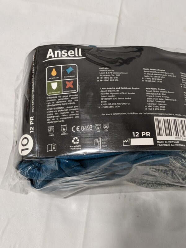 HyFlex 11-501 Nitrile Foam Coated Stretch Lined Gloves Sz 10 12 Pairs 205659