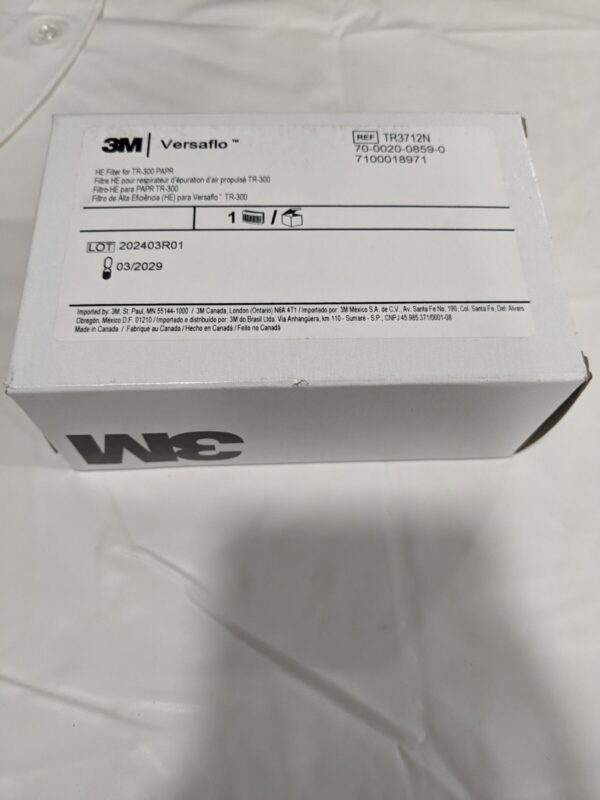 3M HE Filter TR-3712N, for Versaflo TR-300 Series PAPR 5 7100018971