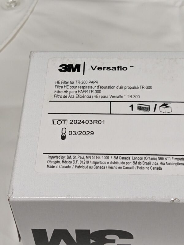 3M HE Filter TR-3712N, for Versaflo TR-300 Series PAPR 5 7100018971