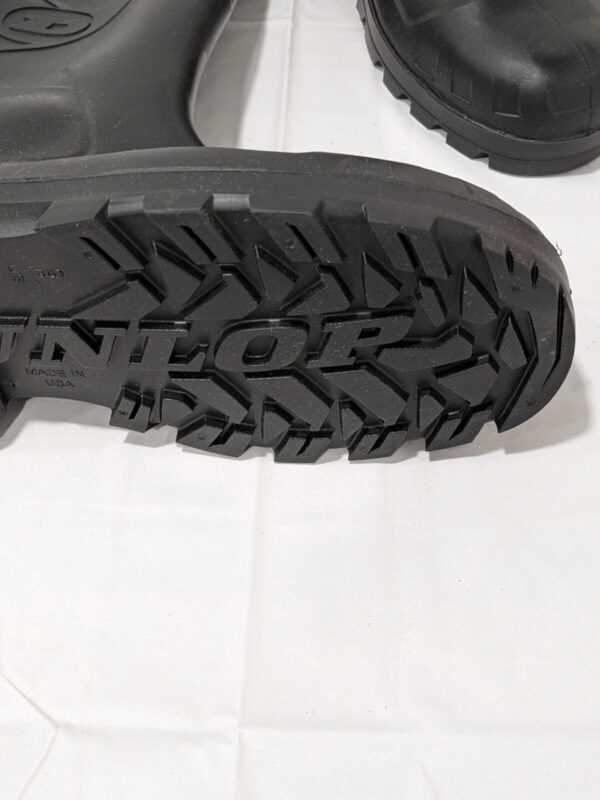 Dunlop Work Boot: Size 9, 14" High, PVC, Steel Toe 1 Pair 86776.9