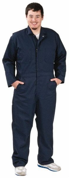 REDKAP Coveralls Size 40 Regular Navy Blue 7 Pocket CT10NV RG 40