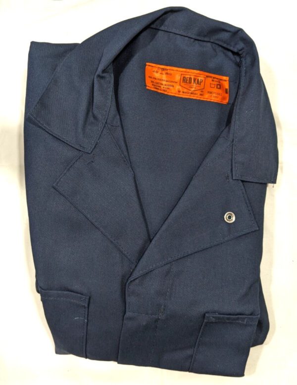 REDKAP Coveralls Size 40 Regular Navy Blue 7 Pocket CT10NV RG 40