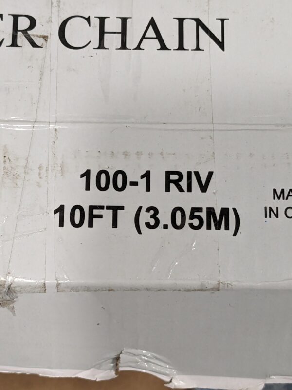Shuster 10' 3.05M Precision Roller Chain 100-1 RIV
