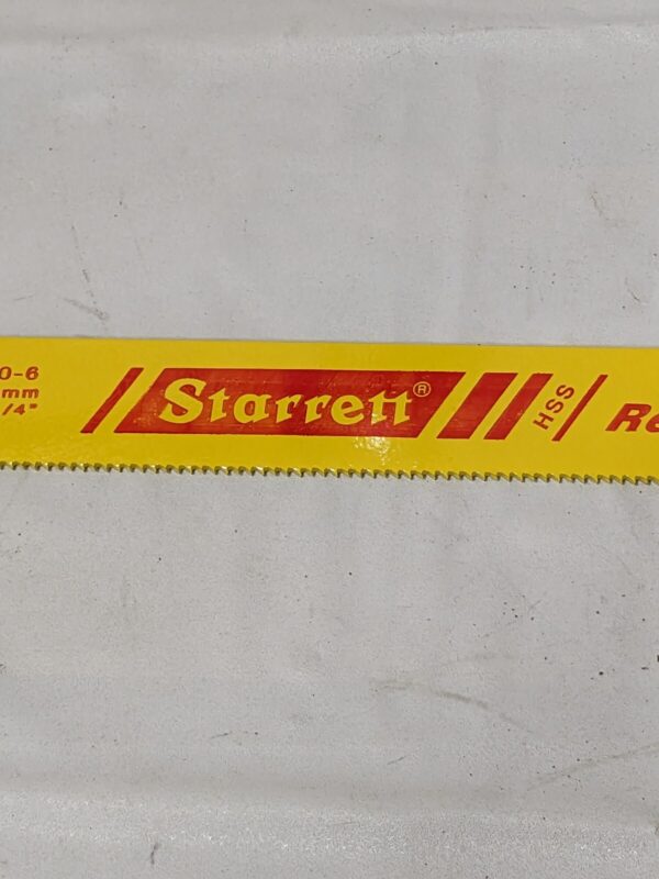 STARRETT 14" 10 TPI High Speed Steel Power Hacksaw Blade RS1410-6