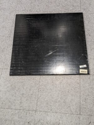 Black 1/2" X 24" X 24" UHMW Polyethylene Plastic Sheet 53429809