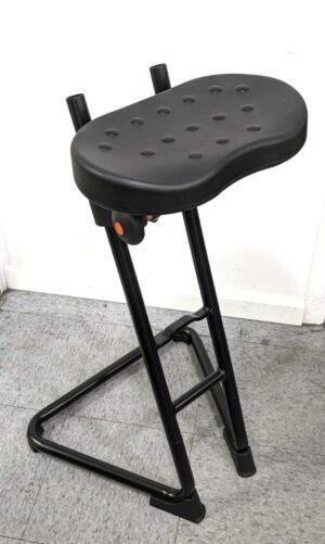SHOPSOL Sit-Stand Stool 24" - 34" Seat Height 300lb Capacity 1010241 INCOMPLETE
