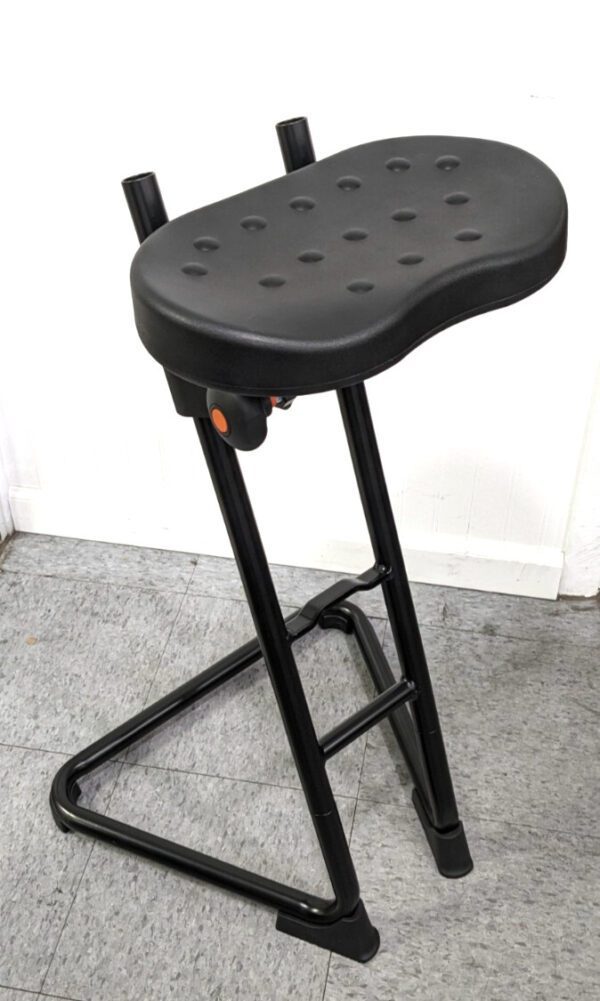 SHOPSOL Sit-Stand Stool 24" - 34" Seat Height 300lb Capacity 1010241 INCOMPLETE