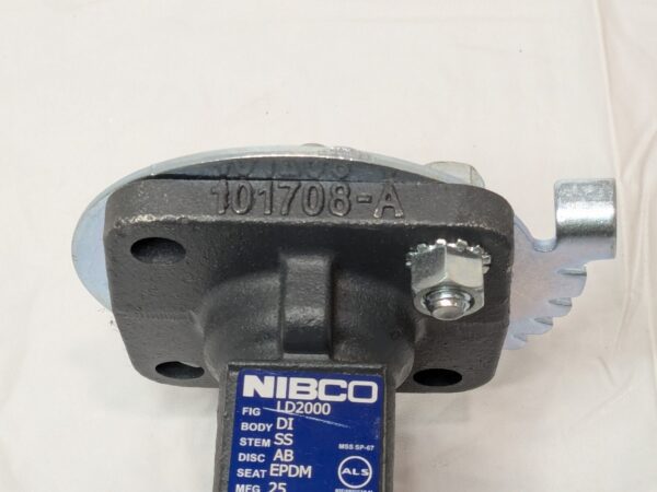 Nibco Ductile Iron Butterfly Valve w/Lever Handle 4" LD-2000-3 NLG100H