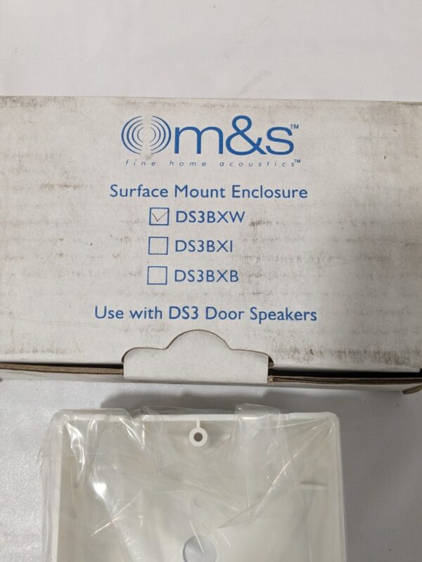 M&S Systems Intercom Door Station Enclosure in White DS3BXW