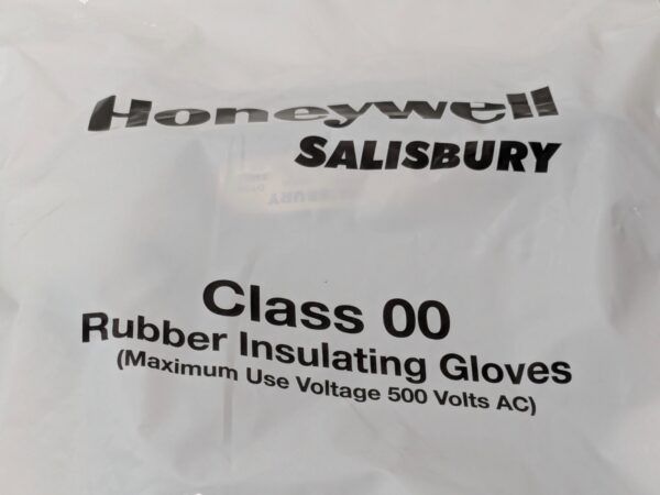 Honeywell Salisbury Rubber Insulating Gloves Class 00 Size 7 11'' Black E0011B/7