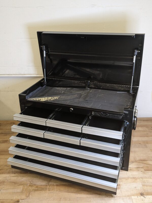 Pro Source Top Chest Tool Box 9 Drawer 26 x 18 x 16 Steel Black