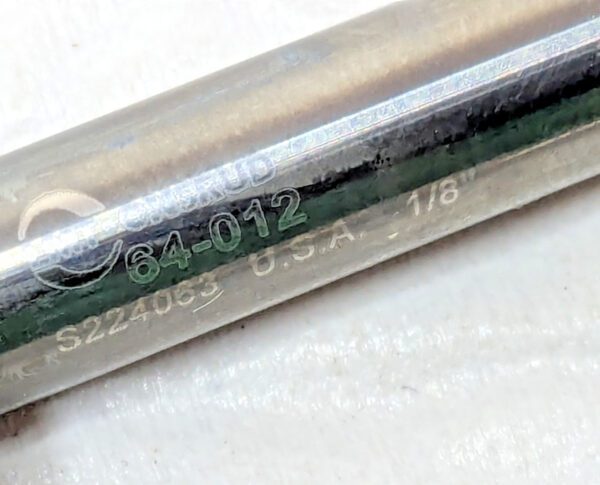 LMT-ONSRUD Carbide Spiral Router Bit 1/8" x 1/2" x 1/4" x 2" 1FL 64-012