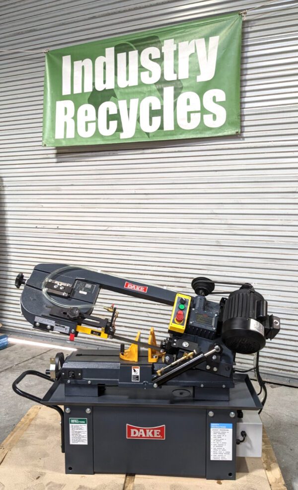 Dake SE712 7" x 12" Horizontal Bandsaw 110V 3/4 HP 983100 Scratch & Dent