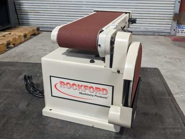 Rockford Combination Sander w/ Stand 48" x 6" Belt / 10" Disc 1 HP 115v SB-611P