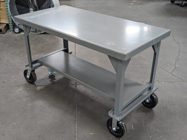 Little Giant Welded Steel Mobile Work Bench 60" L. x 30" W. 5000 lb. Capacity