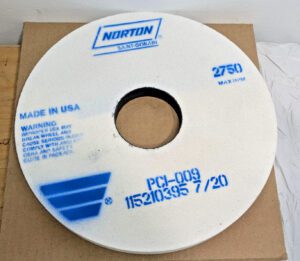 Norton Aluminum Oxide Surface Grinding Wheel 120 Grit 300X22X76.2MM 66243584549