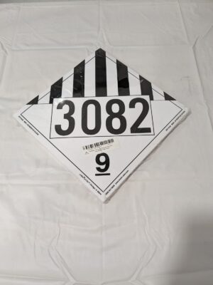 Labelmaster UN 3082 Miscellaneous Dangerous Goods Hazmat Placard Qty 25 ZRV19-82