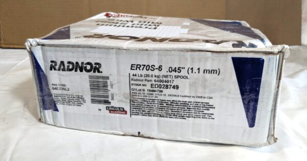 Randor ES70S-6 Carbon Steel Mig Wire 0.045" 44lb 12" Spool ED028749