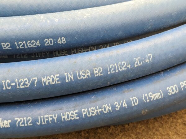 Parker Jiffy Push-On Oil Resistant Multipurpose Hose 3/4 In. x 100 Ft. Approx