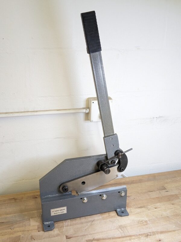 Bench Mount Hand Shear 8" Blade 1/8" Plate Capacity 7/16" Round Capacity