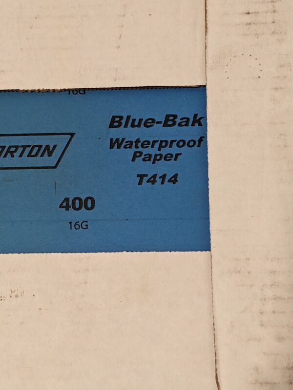 NORTON 9" X 11" Sanding Sheet: 400 Grit, Silicon Carbide Qty 50 66261139362