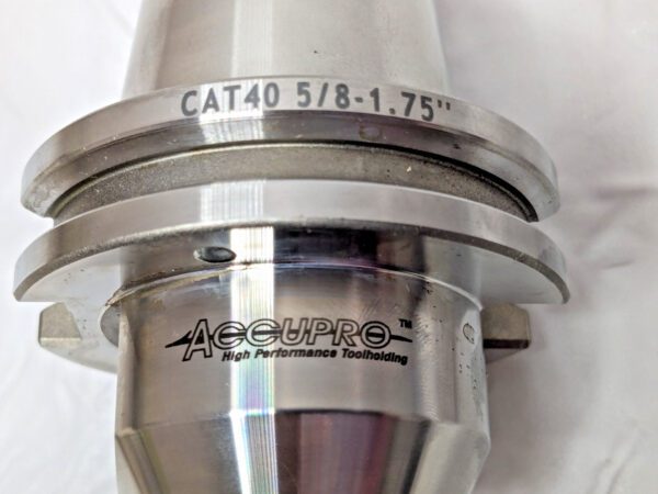 Accupro End Mill Holder CAT40 Through Coolant 5/8" Hole Dia X 1-3/4" Proj 772056