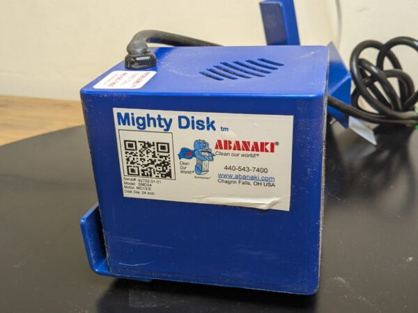 Abanaki Mighty Disk Tramp Oil Skimmer 24" Diameter 10" Reach 110v SMD24