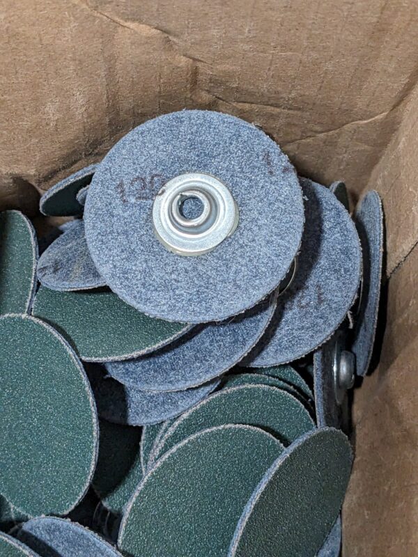Arc Quick-Change Disc: S-Lock, 2" Dia, 120 Grit, Zirconia Alumina Qty 30 319038