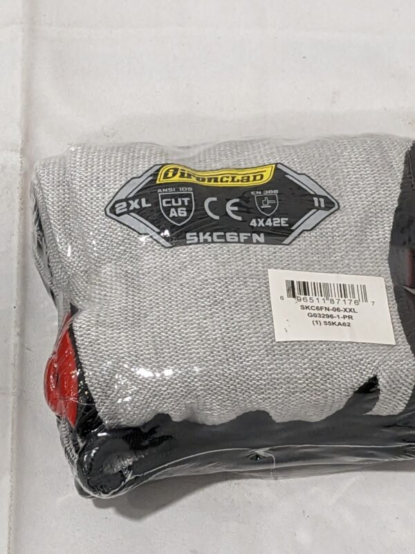IRONCLAD Cut & Puncture-Resistant Gloves Sz 2XL Qty 2 Pairs SKC6FN-06-XXL