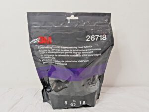 5 PACK 3M Performance Gravity HVLP Atomizing Head Refill Kit Clear 26718