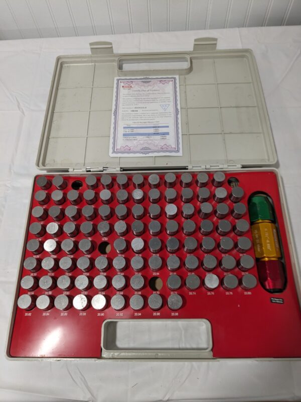 SPI Class ZZ Plug Gage Set: 19 to 20.98 mm Range 22-194-5 INCOMPLETE