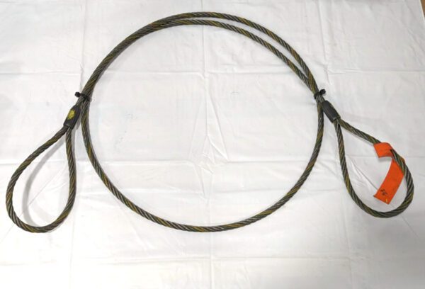 LIFT-ALL Eye & Eye Wire Rope Sling 3/8" Dia x 8' Long 1.4 Ton Vertical 38IEEX8