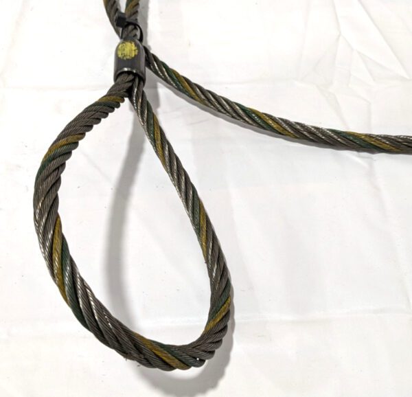 LIFT-ALL Eye & Eye Wire Rope Sling 3/8" Dia x 8' Long 1.4 Ton Vertical 38IEEX8