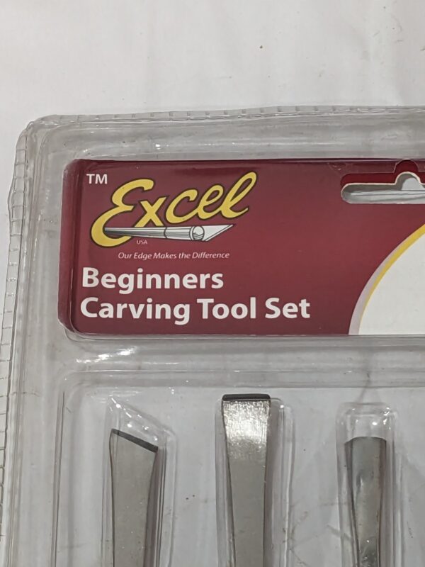 EXCEL BLADES 6 Piece Wood Gouge Set 7" OAL, Steel Blade 56011