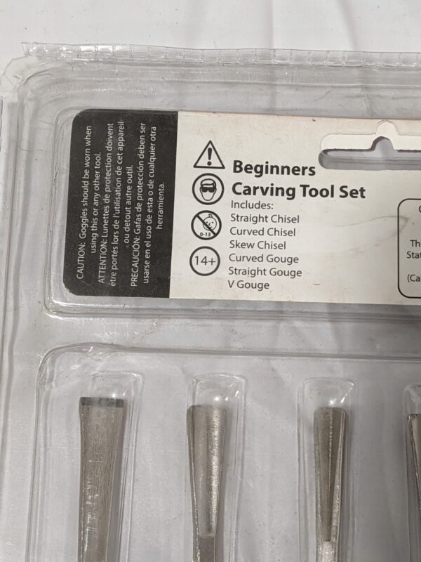 EXCEL BLADES 6 Piece Wood Gouge Set 7" OAL, Steel Blade 56011