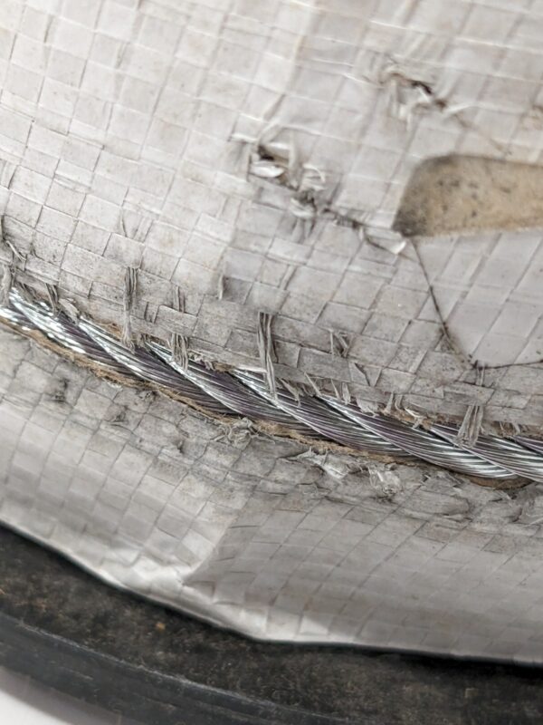 CAMPBELL 250' Long, 1/4" x 1/4" Diam, Galvanized Wire 7000827