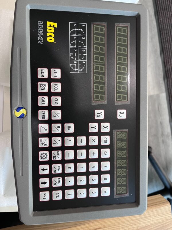 Enco DRO Systems: Lathe, Yes, Yes 8X40XSDS6-2V