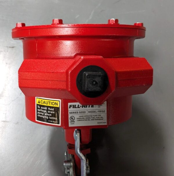 TUTHILL Hand Operated Piston Pump Cast Aluminum 3/4" Outlet 24"OAL FR152