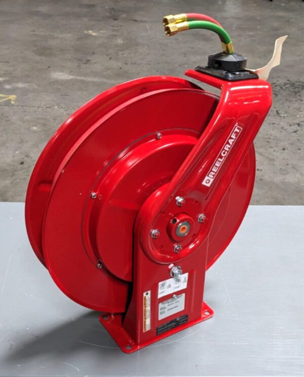 REELCRAFT Hose Reel for Oxy-Acetylene 1/4" x 50' Hose 200PSI TW7450 OLPT