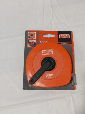BAHCO METRIC LONG MEASURING TAPE WITH STEEL BLADE 30 M LTG-30