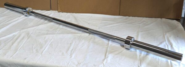 RitFit Olympic Barbell 57" / 145cm Bar 30lbs Knurled Grip OLYBARSIL-145CM