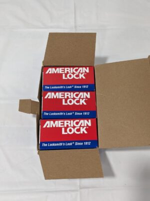 AMERICAN LOCK Lockout Padlock: Keyed Different, Black Qty 6 A1106BLK