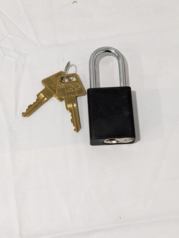 AMERICAN LOCK Lockout Padlock: Keyed Different, Black Qty 6 A1106BLK