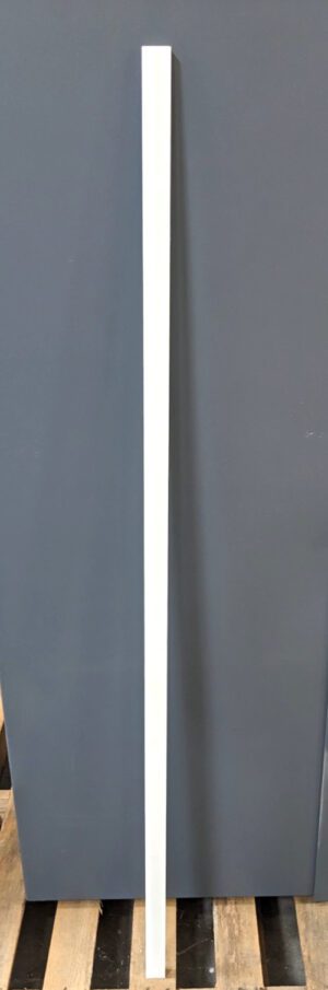 USA INDUSTRIALS UHMW Bar 3/4" x 1-3/8" x 60" White BULK-PS-UHMW