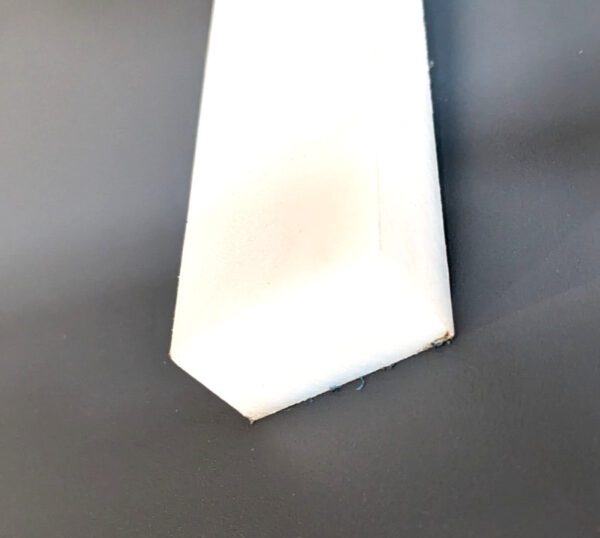 USA INDUSTRIALS UHMW Bar 3/4" x 1-3/8" x 60" White BULK-PS-UHMW