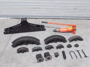 Ridgid Tip-Up Wing Manual Hydraulic Bender 0.375" - 3" Capacity 36523 HB383 Used