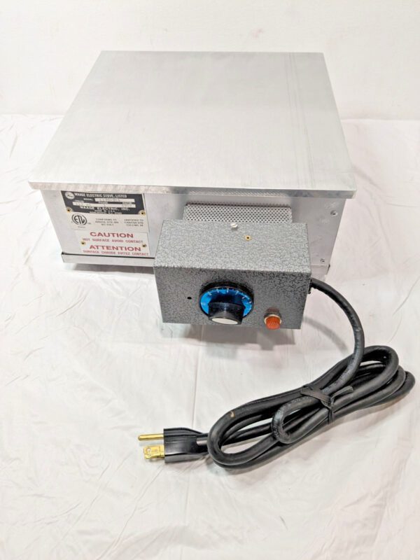 WAAGE Hot Plate 1 Phase 12" X 12" X 6" 115V 1600W 300-650 Degrees 1212-5-1
