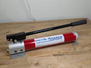 Pro Source Manual Hydraulic Hand Pump 2-Stage Single Acting 10,000 PSI Max.