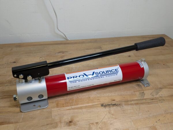 Pro Source Manual Hydraulic Hand Pump 2-Stage Single Acting 10,000 PSI Max.