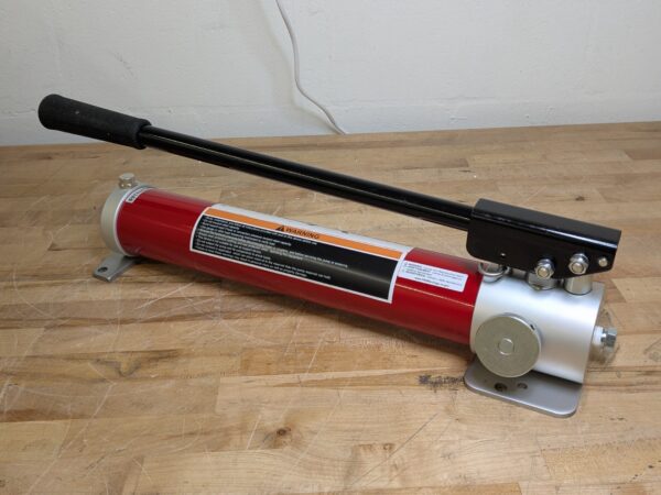 Pro Source Manual Hydraulic Hand Pump 2-Stage Single Acting 10,000 PSI Max.